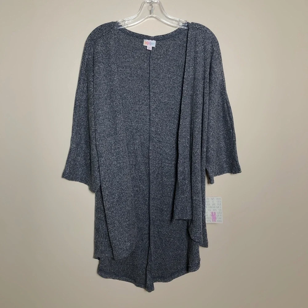 NWT Lularoe Lindsay Blue Cardigan Size M - Picture 1 of 6